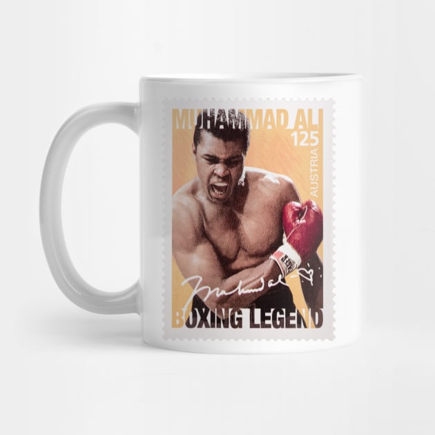 Muhammad Ali Postage Stamp by VintCam